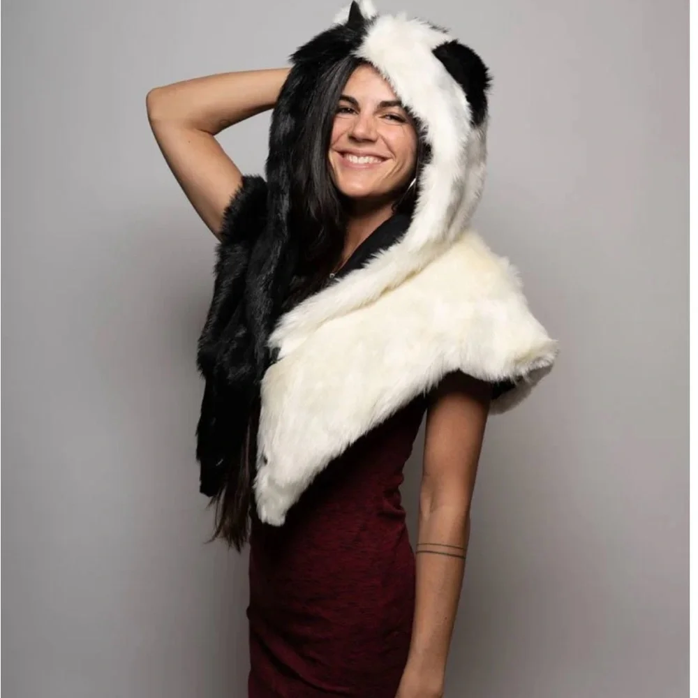 RARE SpiritHoods MOON WOLF Collector's Edition SHAWL Cloak Scarf Secret Pawket - Picture 3 of 12